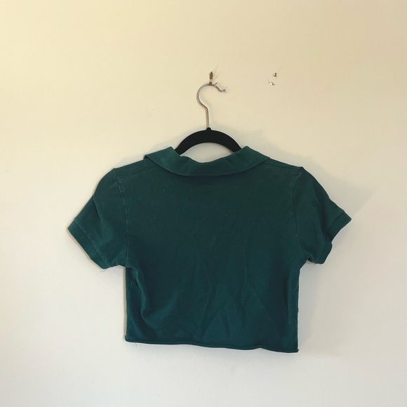 Collared Crop Top - Picture 2 of 2